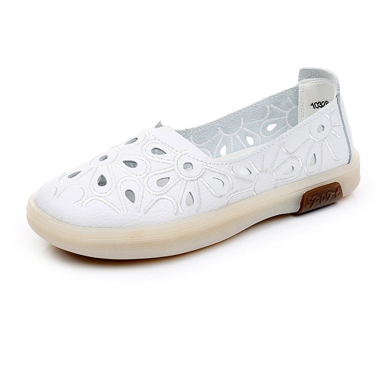 Sommer Retro Soft Hule Skinn Casual Sandaler