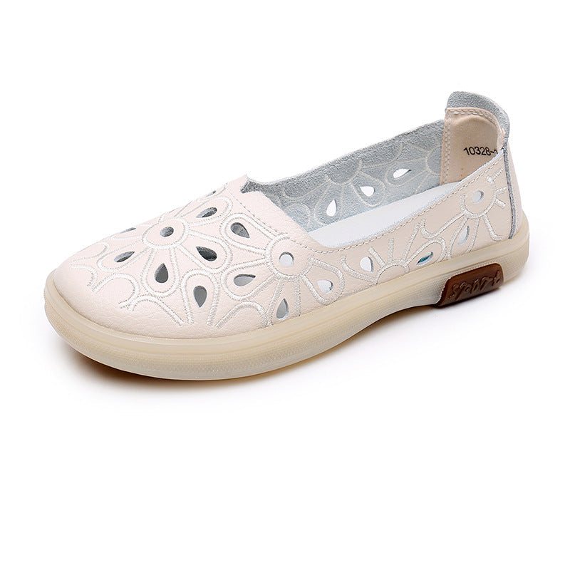 Sommer Retro Soft Hule Skinn Casual Sandaler