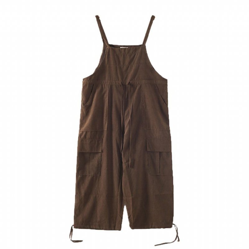 Stropp Løs Rett Casual Jumpsuit