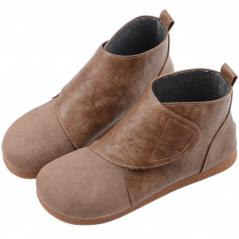 Høst Retro Rundt Hode Dame Casual Boots