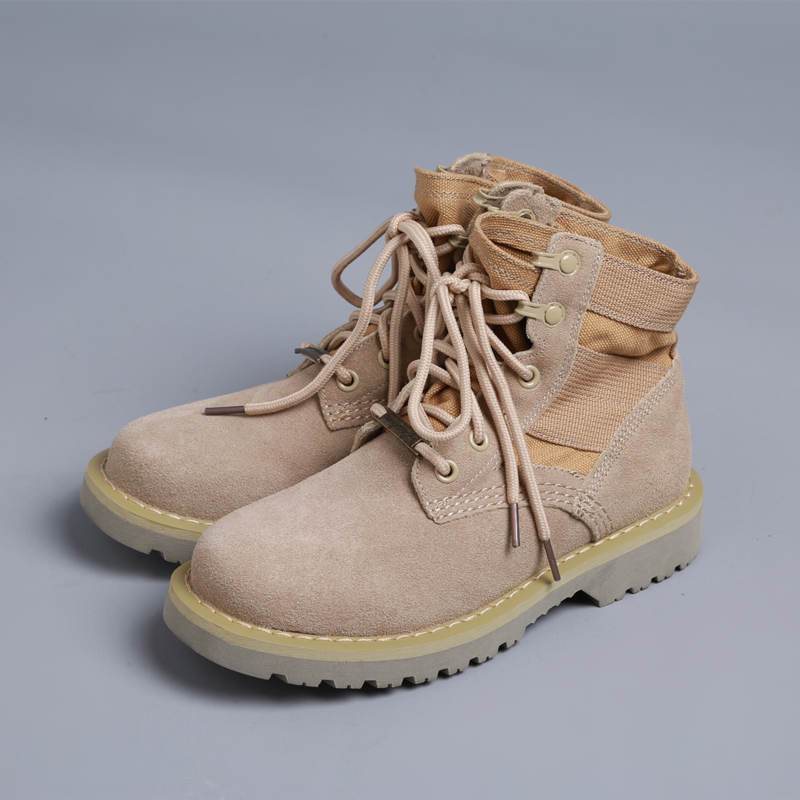 Høst Vinter Casual Skinn Canvas Martin Boots 35-44