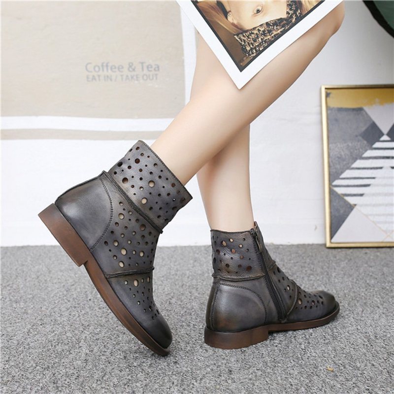 Hule Retro Casual Short Boots