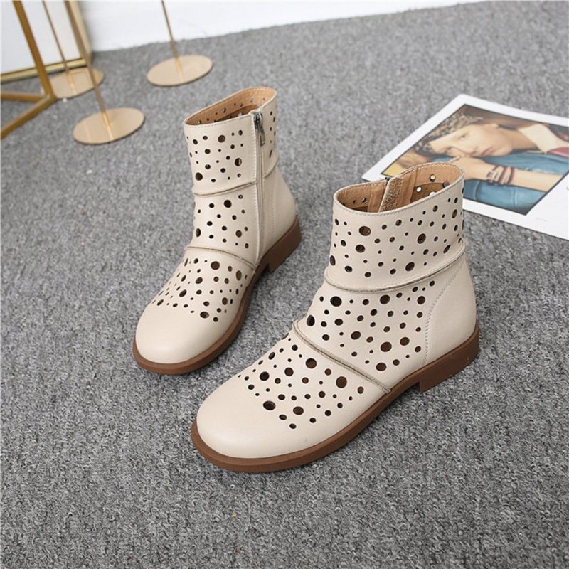 Hule Retro Casual Short Boots