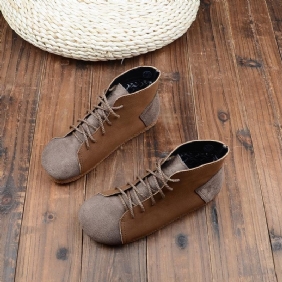 Nye Høst Flat Retro Komfortable Casual Boots