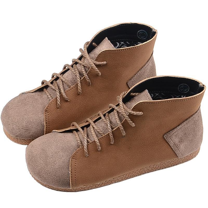 Nye Høst Flat Retro Komfortable Casual Boots