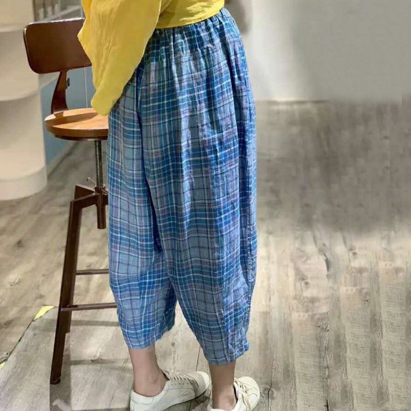 Summer Loose Rich Linen Shift Pants