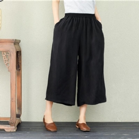 Summer Retro Loose Wide Leg Bukser