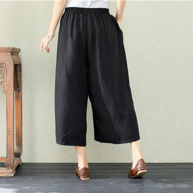 Summer Retro Loose Wide Leg Bukser