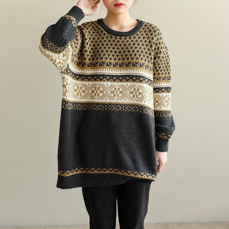 Fritid Retro Versatile Pullover Genser