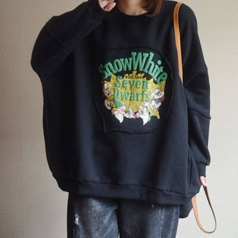 Sweatshirt Med Snøhvit Seven Dwarfs Print