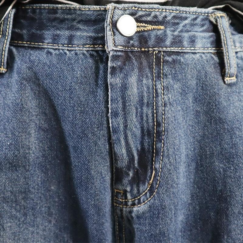 Høst Jeans Med Høy Midje Løs