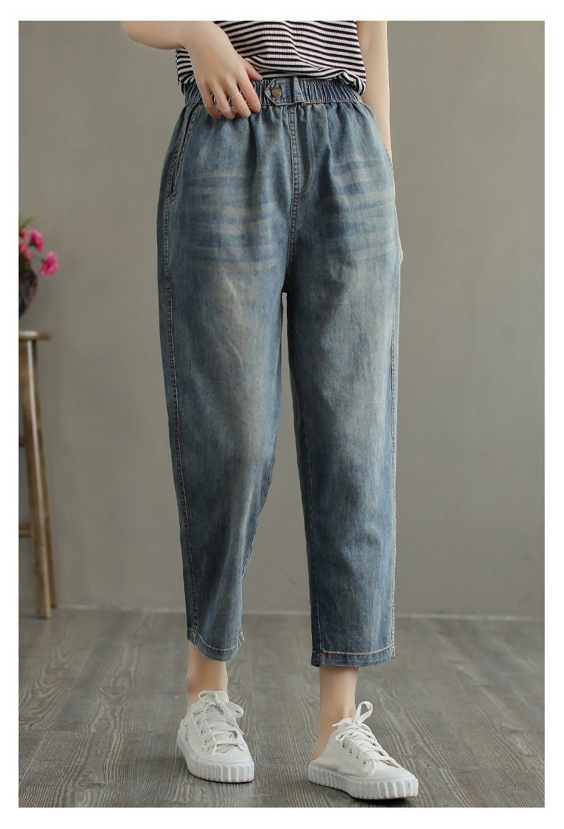 Sommer Tynne Løse Denim Jeans