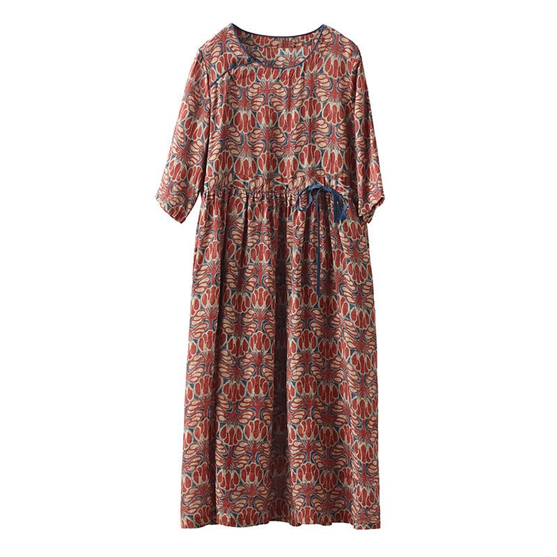 Summer Vintage Casual Loose Floral Linkjole