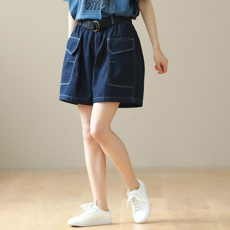 Dame Summer Large Size Cotton Denim Shorts