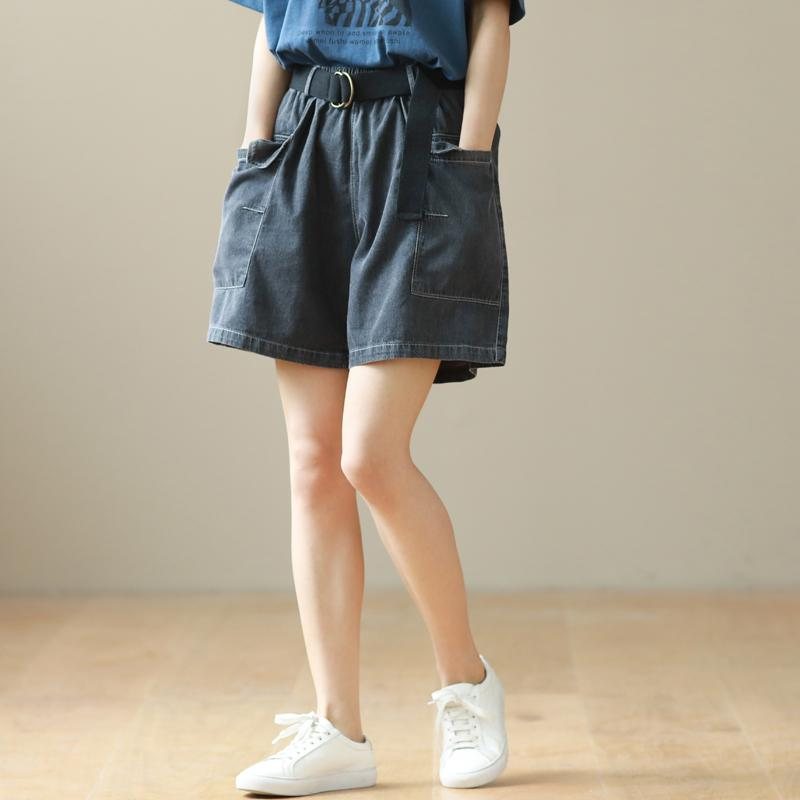 Dame Summer Large Size Cotton Denim Shorts