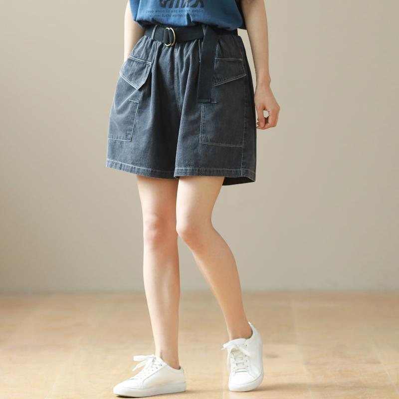 Dame Summer Large Size Cotton Denim Shorts