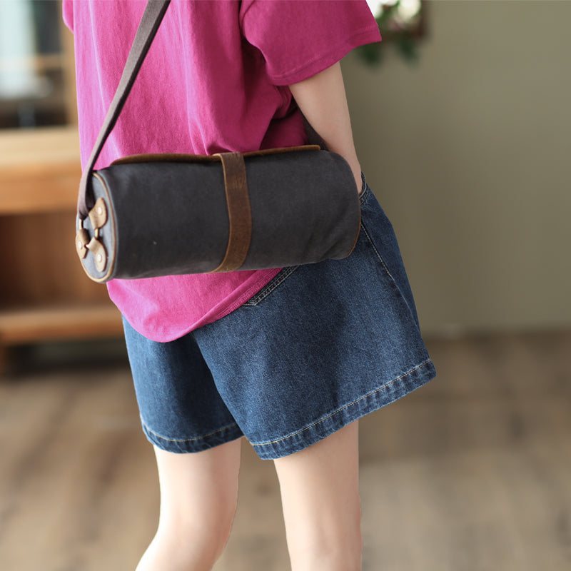 Dame Summer Retro Loose Cotton Denim Shorts