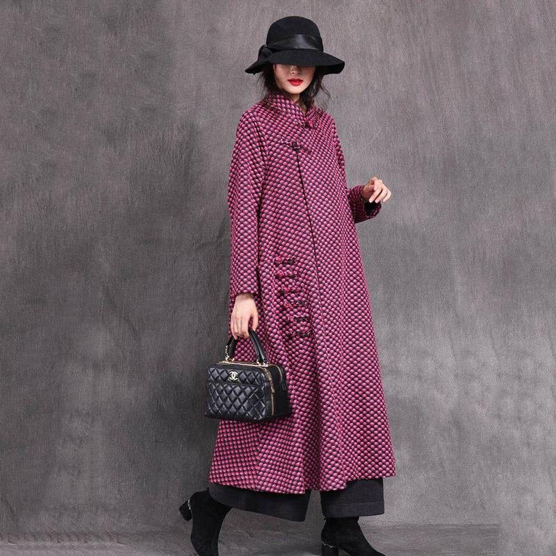 Vintage Loose Plus Size Elegant Woolen Frakk