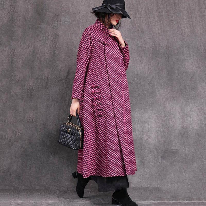 Vintage Loose Plus Size Elegant Woolen Frakk