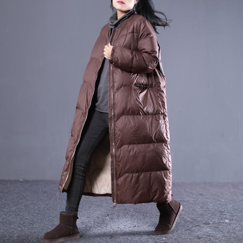 Vinter Loose Large Size Literary Long Section Jacket