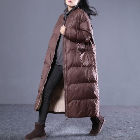 Vinter Loose Large Size Literary Long Section Jacket