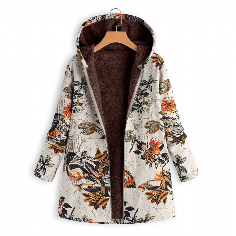 Vinterhette Composite Frakk Print Dame Frakk Jacket