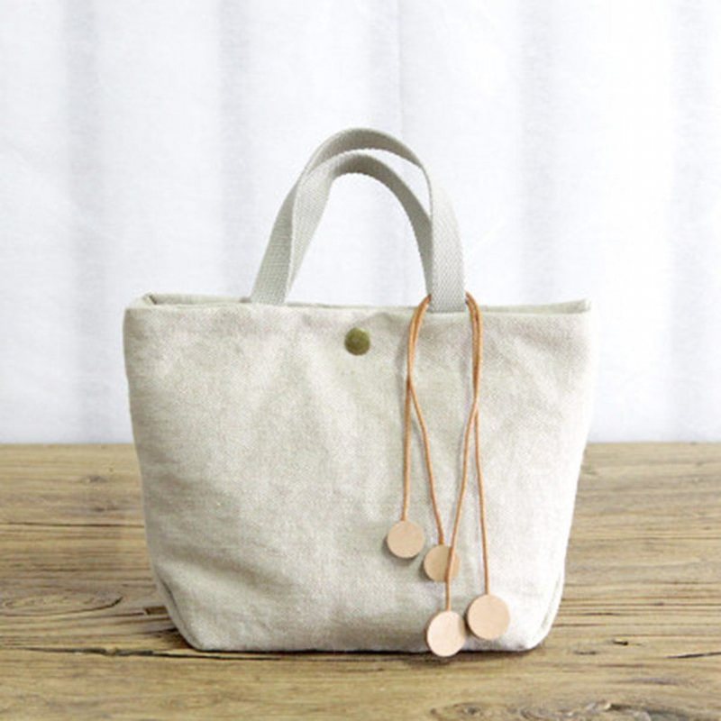 Corduroy Solid Canvas Casual Bag Håndveske