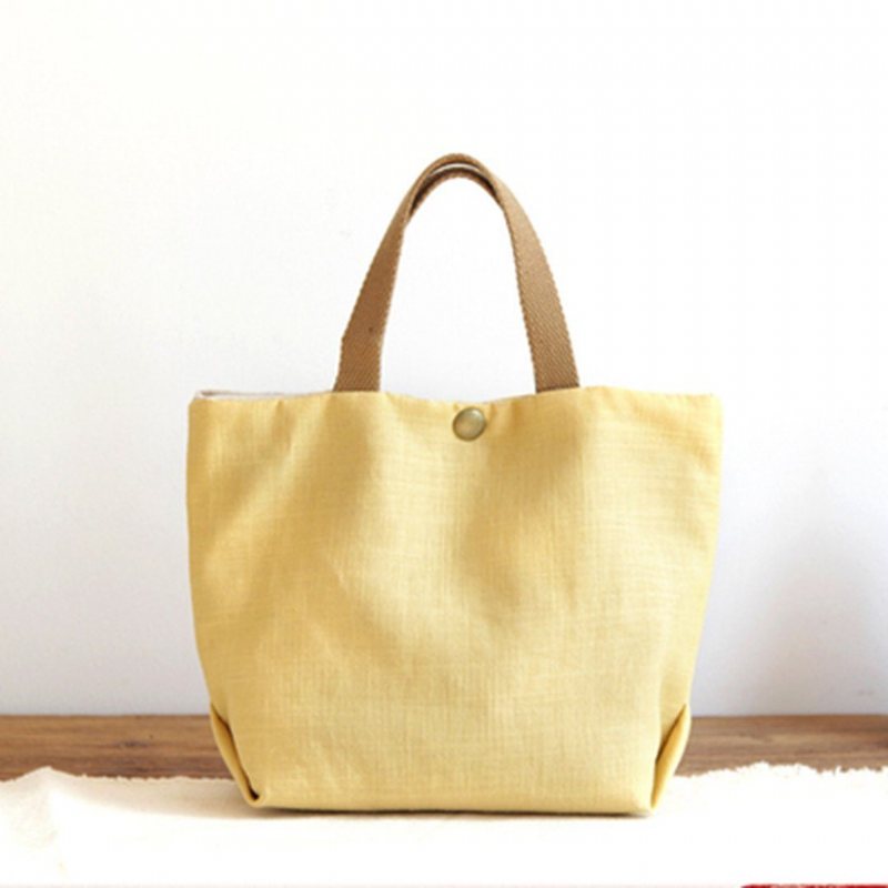 Corduroy Solid Canvas Casual Bag Håndveske