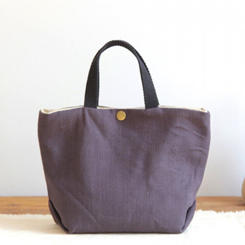 Corduroy Solid Canvas Casual Bag Håndveske