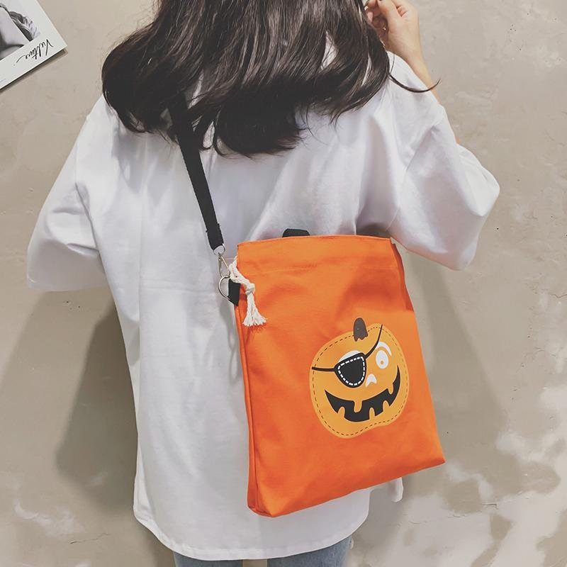 Halloween Canvas Kapasitet Candy Casual Bag