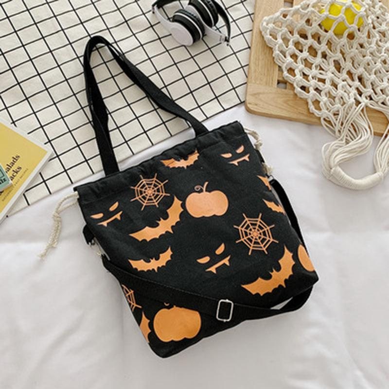 Halloween Canvas Kapasitet Candy Casual Bag