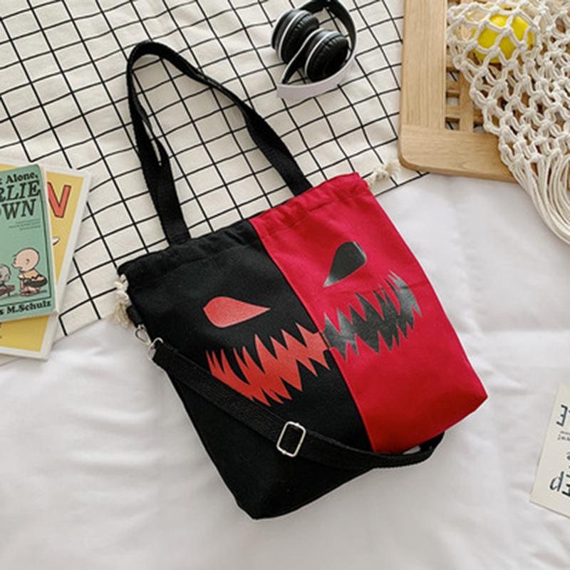 Halloween Canvas Kapasitet Candy Casual Bag