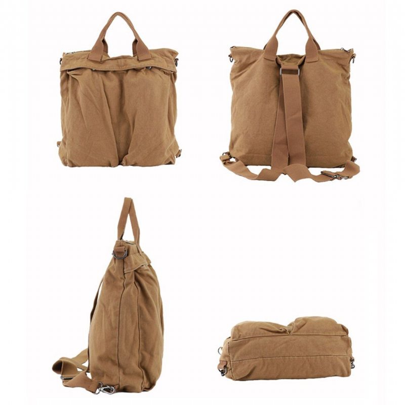 Rich Features Canvas Casual Messager Bag Skulderveske