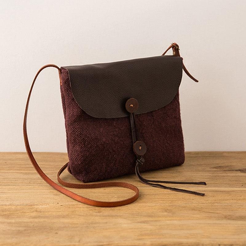 Søt Casual Retro Crossbody-veske For Kvinner