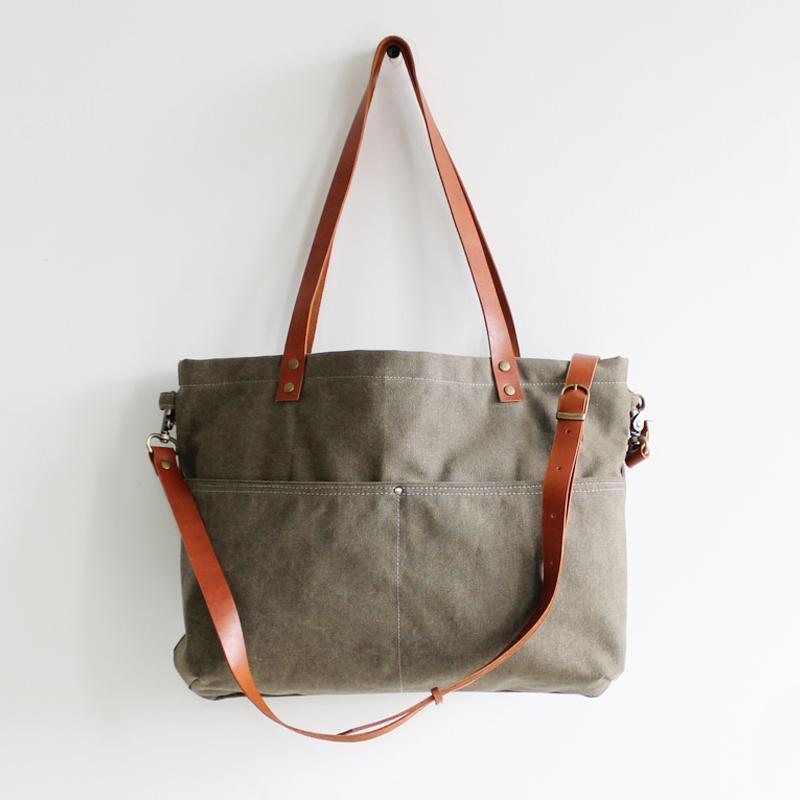 Vintage Canvas Bag Causal Handbag