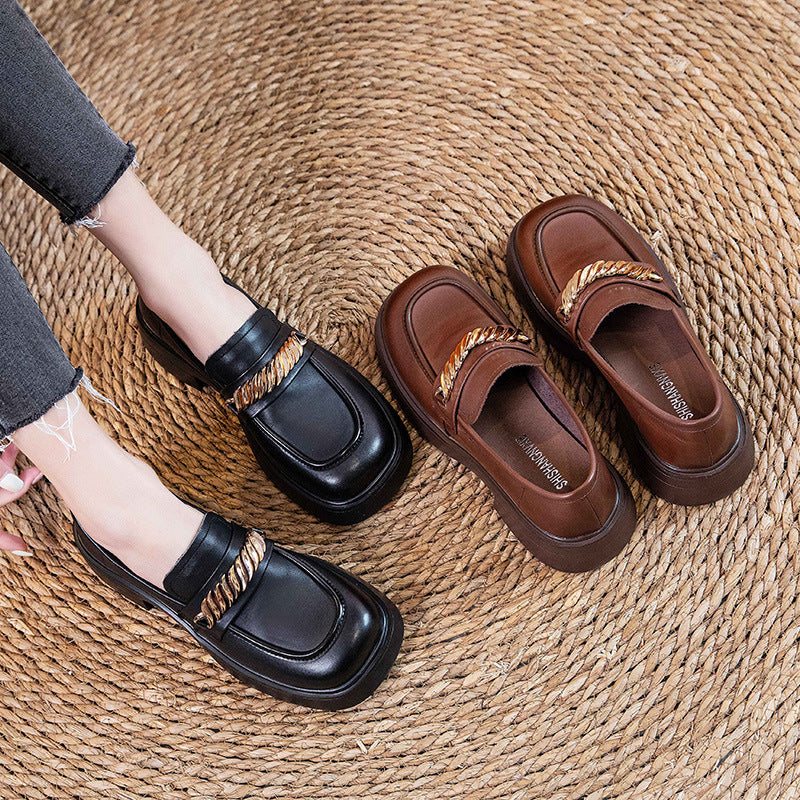 Dame Sommer Leather Casual Loafers