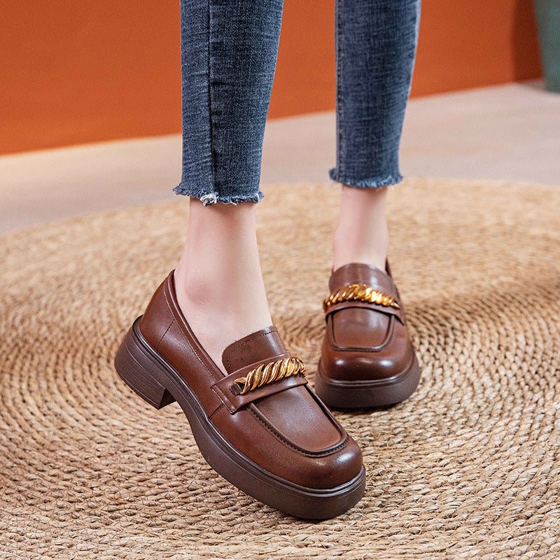 Dame Sommer Leather Casual Loafers