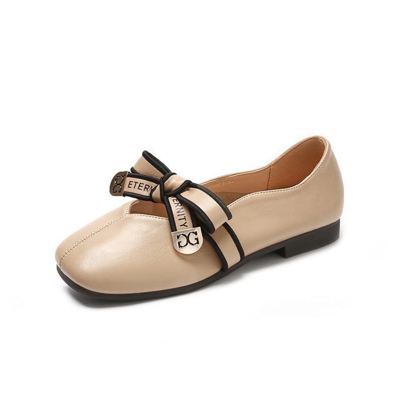 Dame Sommer Retro Elegant Casual Loafers I Skinn