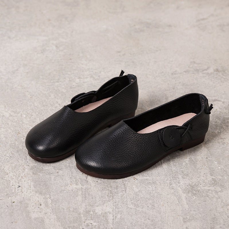 Dame Spring Retro Myk Leather Casual Loafers