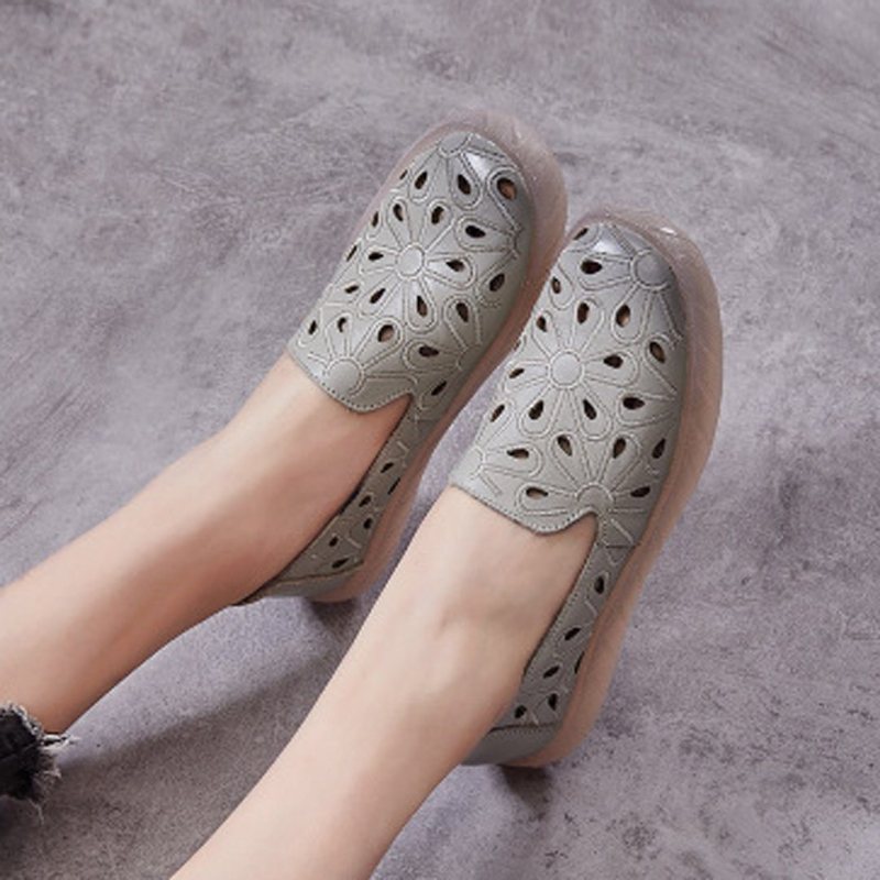 Hollow Out Casual Flats Loafers 35-41