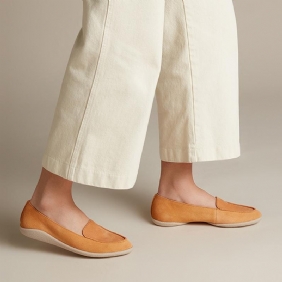 Uformell Komfortabel Flat Slip On Loafers Sko