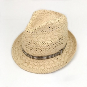 Holiday Hollow Out Straw Weave Hat