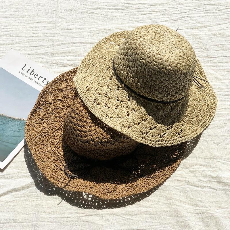 Summer Beach Hat Seaside Straw Fisherman Hat