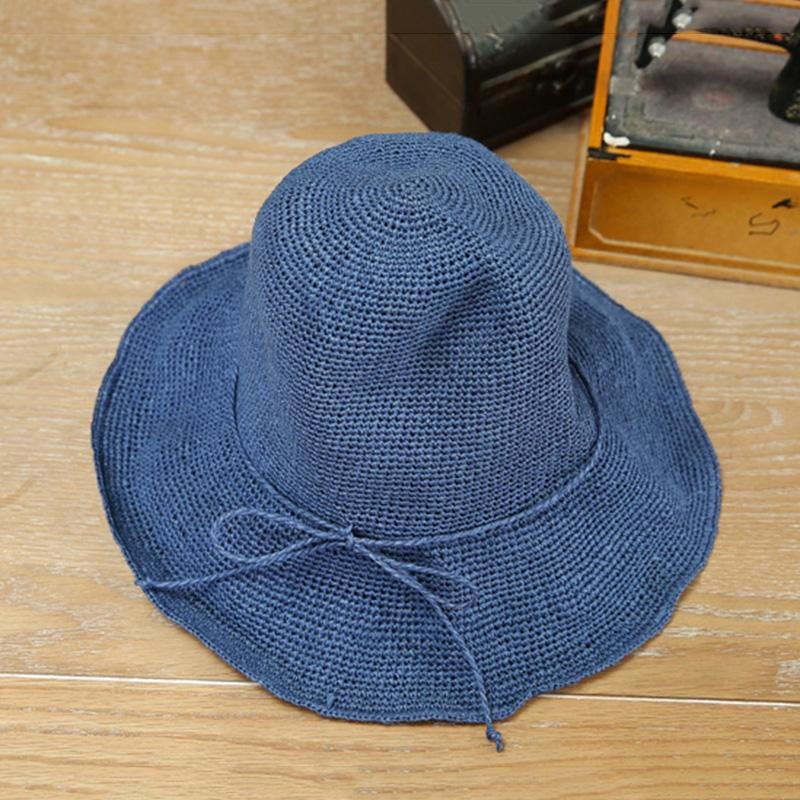 Summer Straw Bowknot Beach Hat